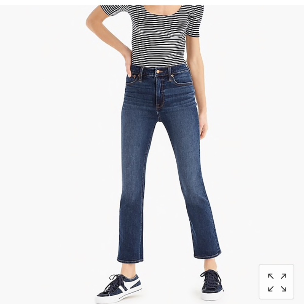 J Crew boot crop jeans